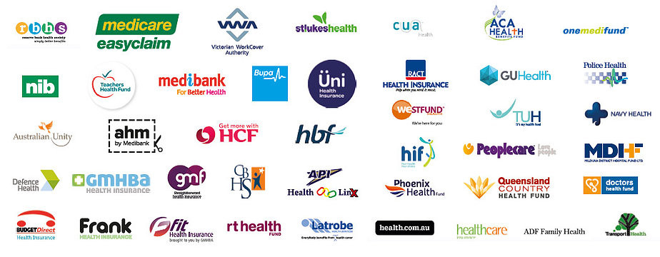 we welcome members of all private health funds for treatment