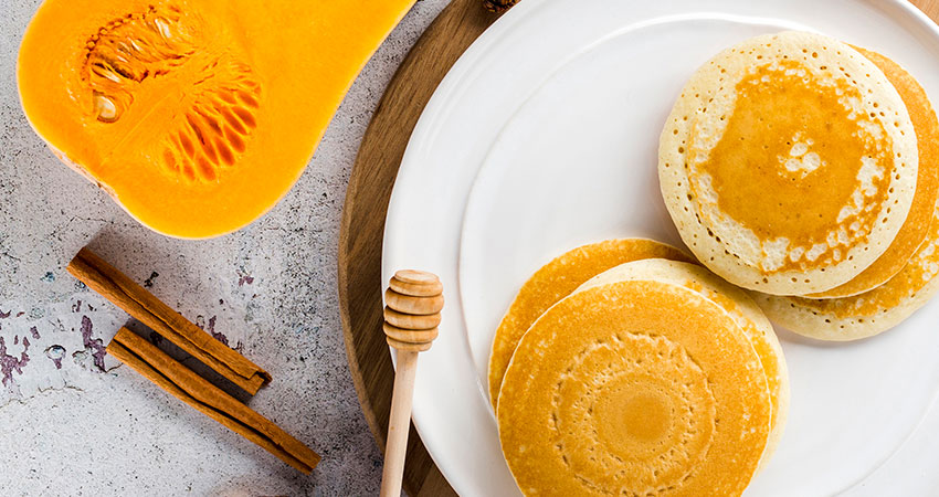 Pumpkin pancakes
