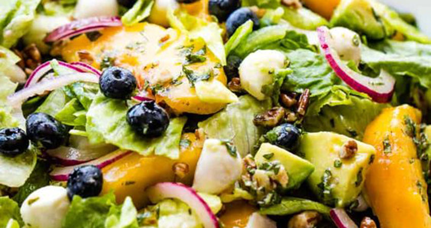 peach-salad