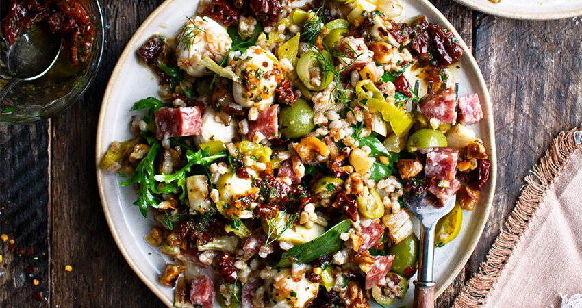 antipasto-farro-salad